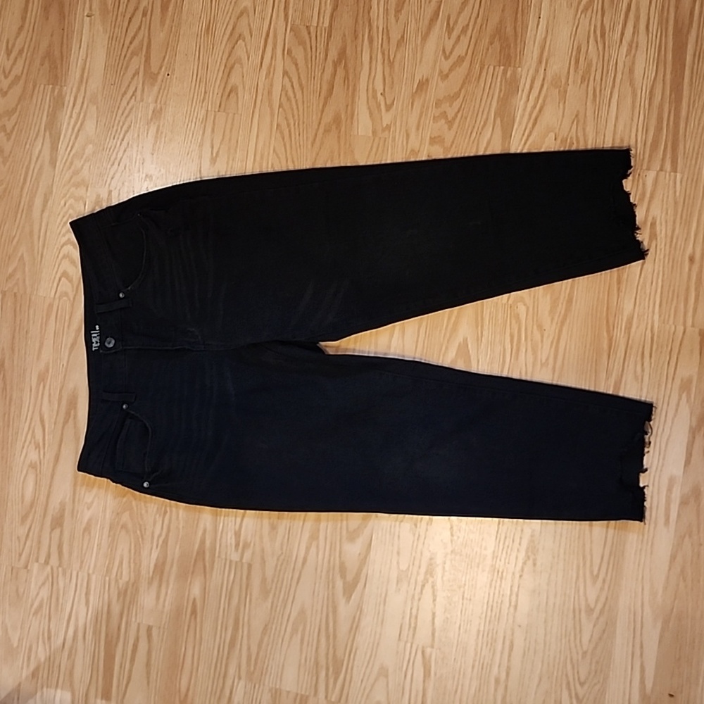 Time & Tru Midrise Straight Black Jeans Size 12